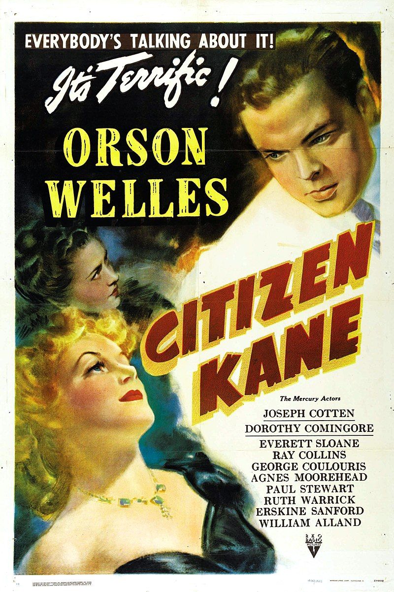 800px Citizen Kane Poster 1941 Style B Unrestored