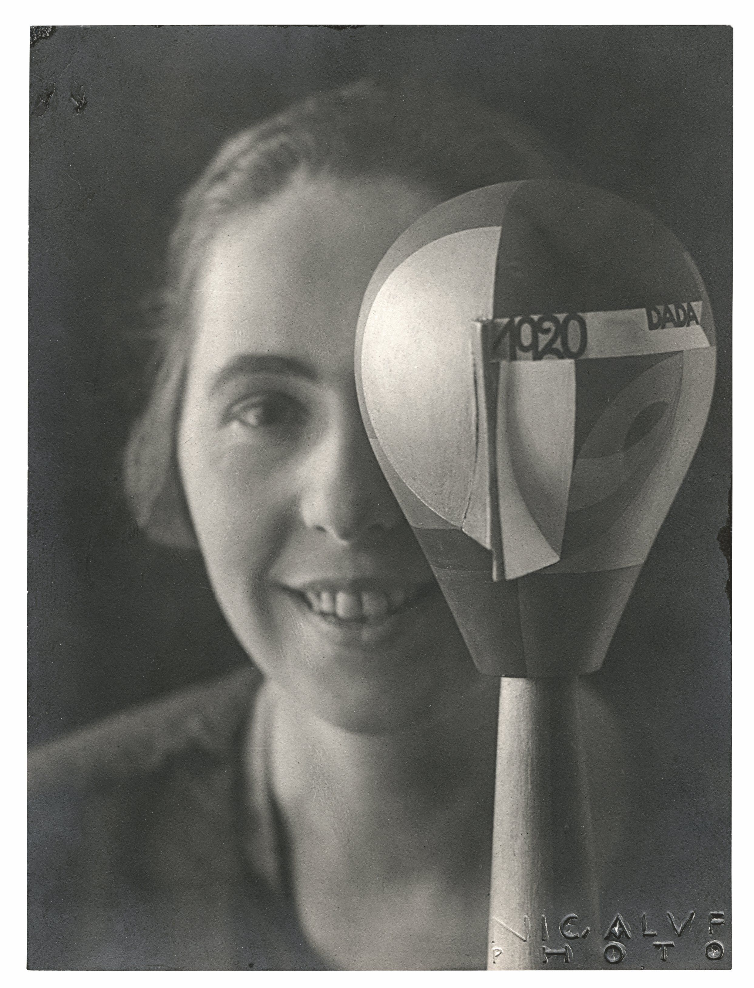 Sophie Taeuber Arp With Dada Head 1920