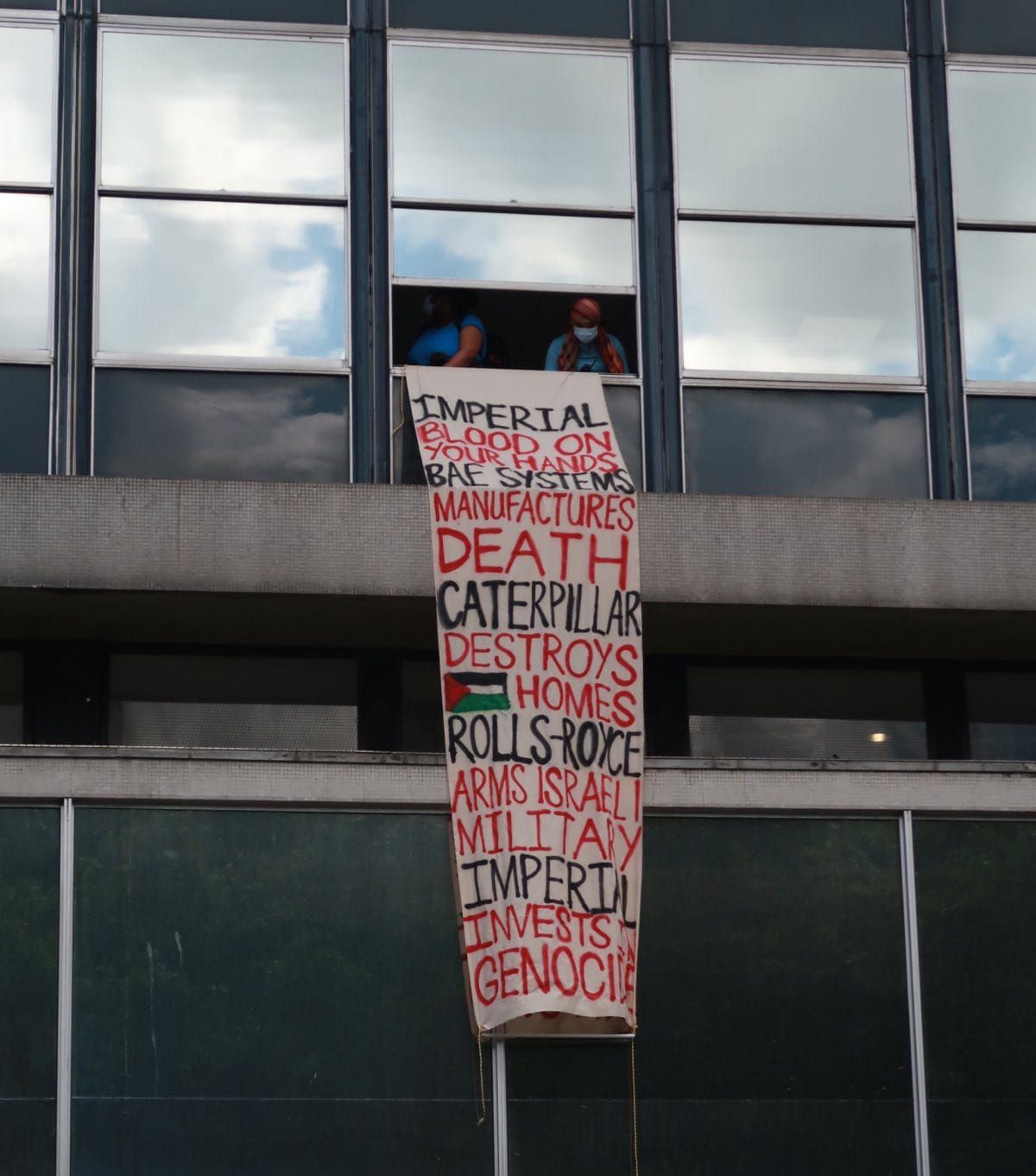 Gaza Protest Banner 1